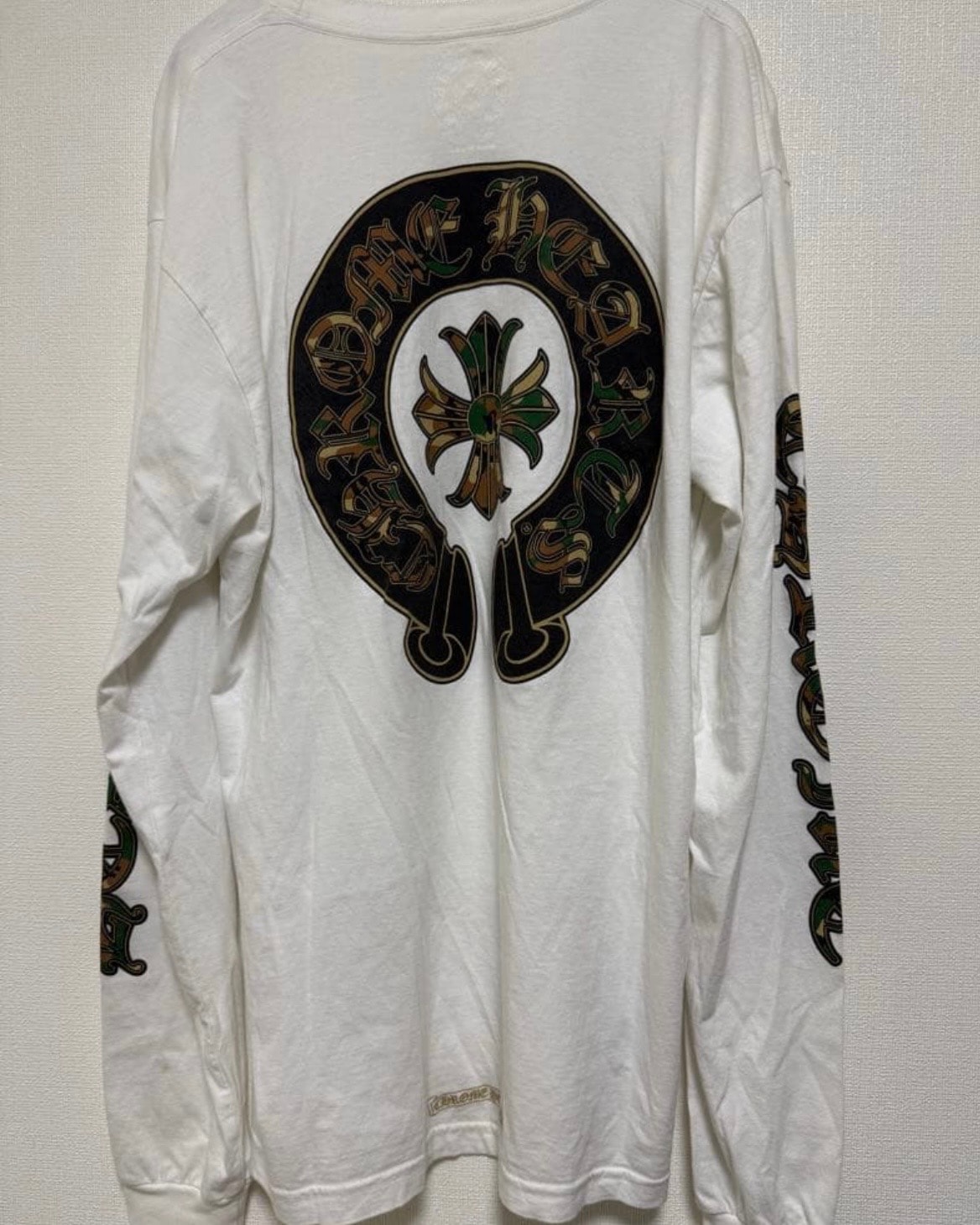 クロムハーツ　ダガー　スクロールラベル　tシャツ クロムハーツ ダガー スクロールラベル Tシャツ 