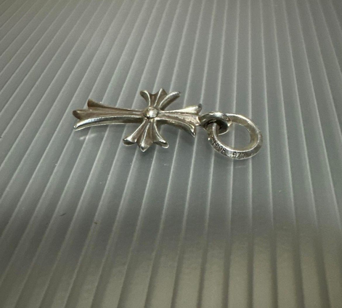 Chrome Hearts Tiny CH Cross Charm "Silver"