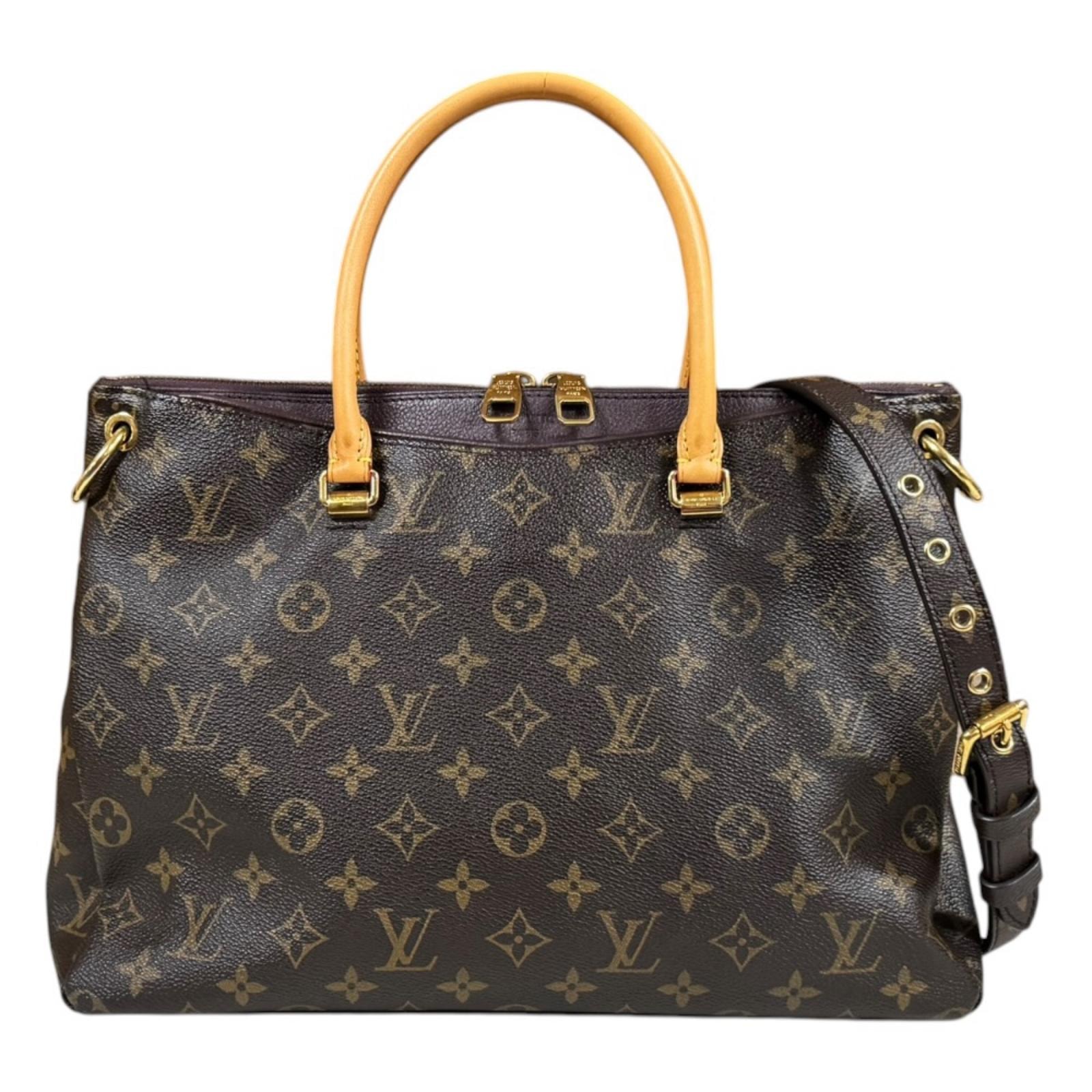 ルイヴィトン パラス モノグラム ショルダーバッグ モノグラムキャンバス M40908 ブラウン レディース LOUIS VUITTON  中古