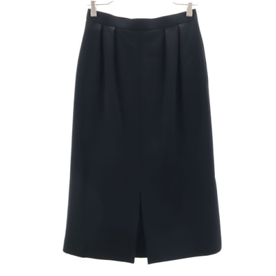 Christian Dior クリスチャンディオール 90s ウール オールド ミモレ丈 スカート L 黒