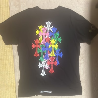 Chrome Hearts Multi Color Cemetery Cross T-Shirt "Black"