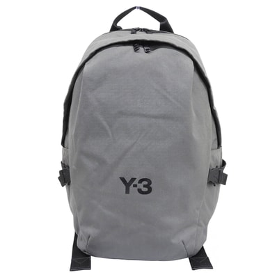 ワイスリー Y-3 BACKPACK ロゴプリント バックパック リュック デイパック メンズ チャコール KC0806