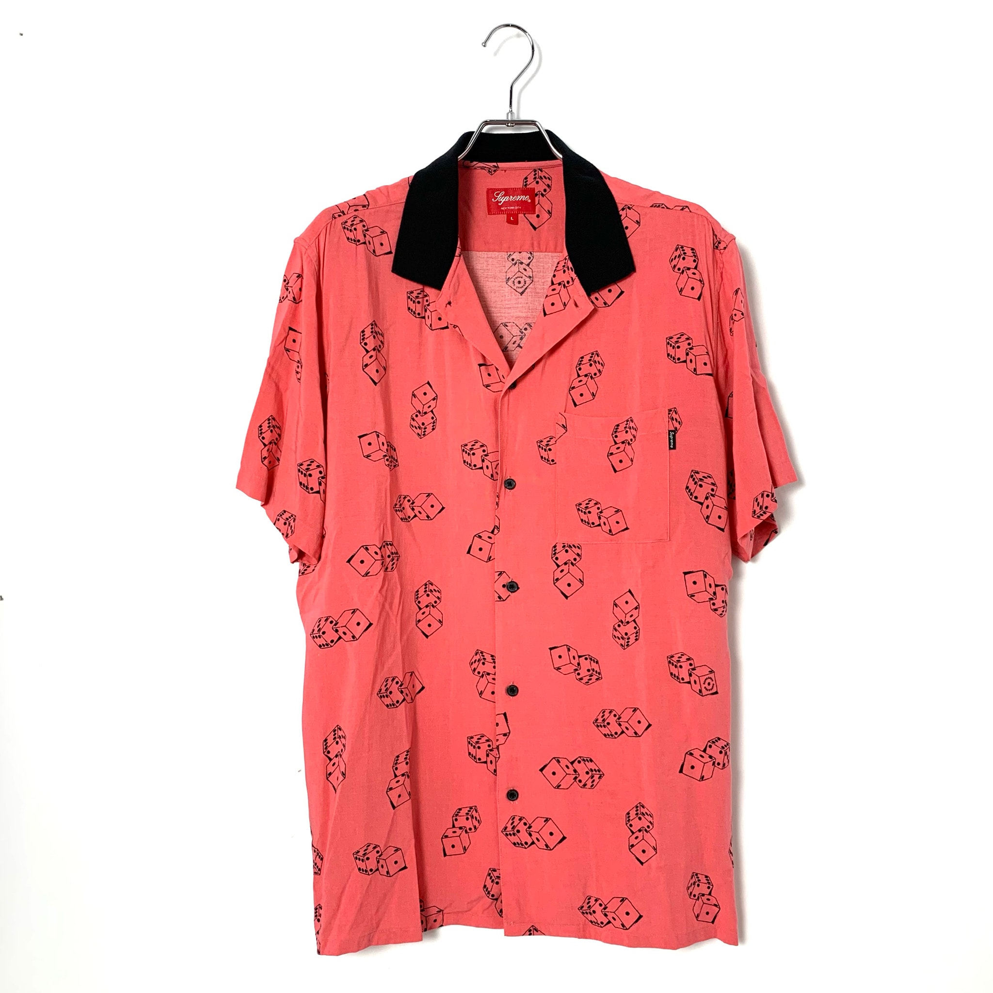 Supreme Dice Rayon S/S Shirt "Pink"