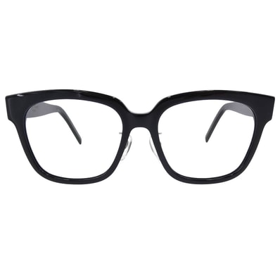 SAINT LAURENT サンローラン サングラス SL M40 002 イタリア製 ウェリントン サイド YSL ロゴ マーク メガネ 伊達メガネ アイウェア エンボス ロゴレザーケース付 ブラック系 54□18-140【中古】