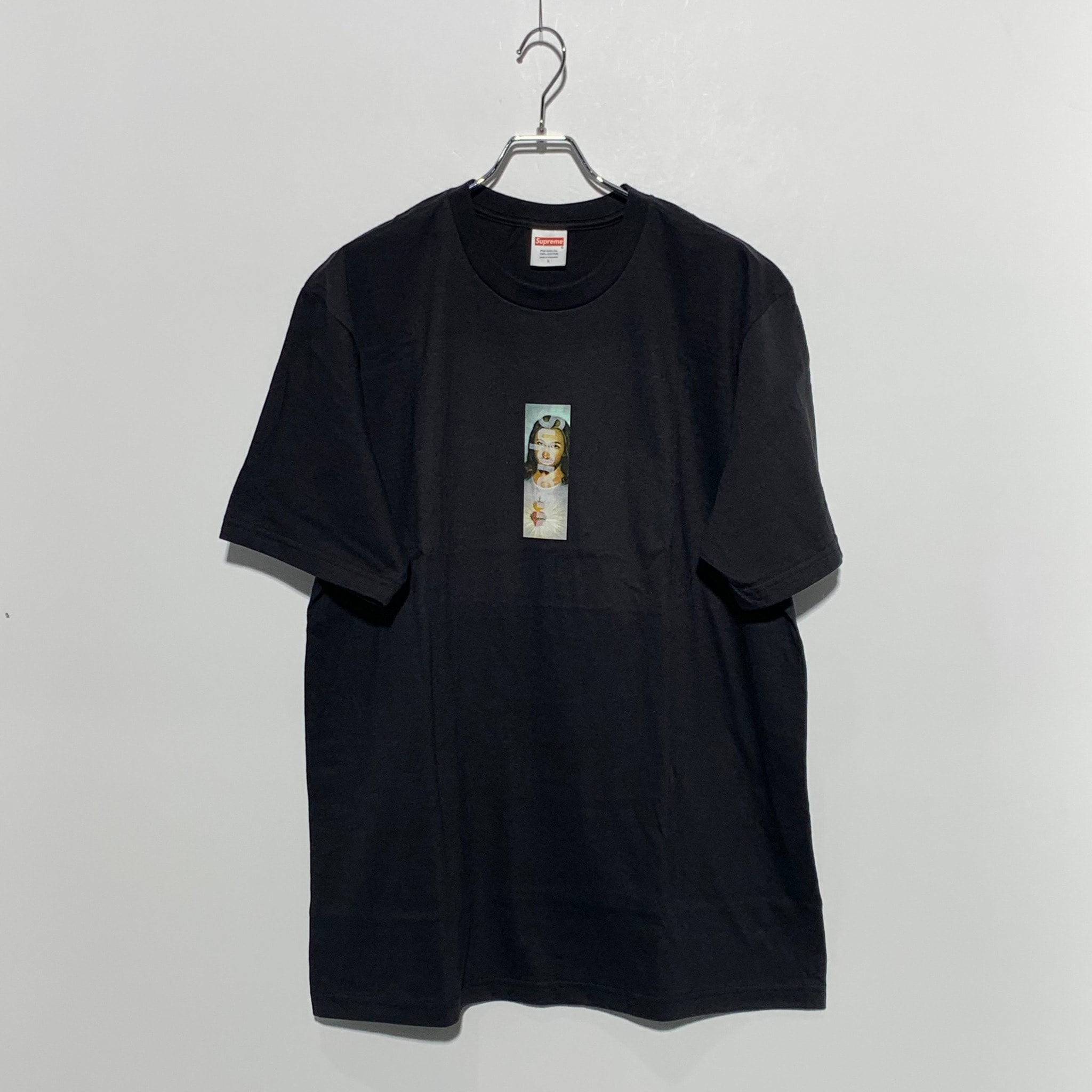 Supreme Prayer Card Box Logo Tee "Black"