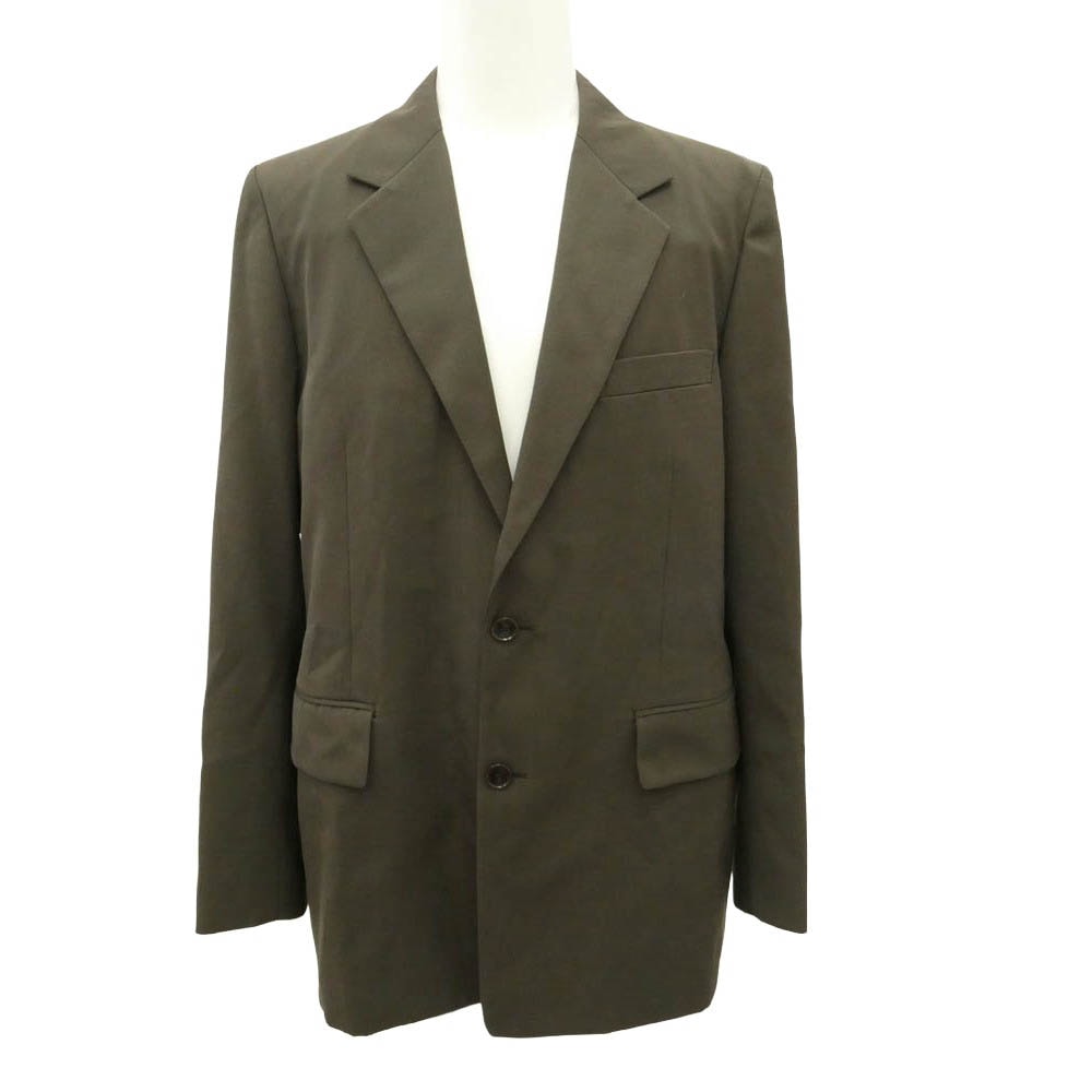 AURALEE オーラリー 23AW A23AJ01MG LIGHT WOOL MAX GABARDINE JACKET ライト ウール マックス ギャバジン 2B テーラードジャケット ブラウン系 4【美品】【中古】