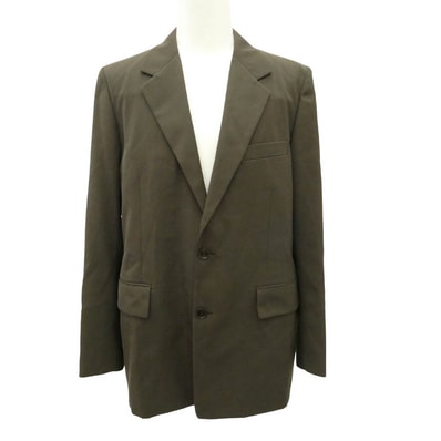 AURALEE オーラリー 23AW A23AJ01MG LIGHT WOOL MAX GABARDINE JACKET ライト ウール マックス ギャバジン 2B テーラードジャケット ブラウン系 4【美品】【中古】
