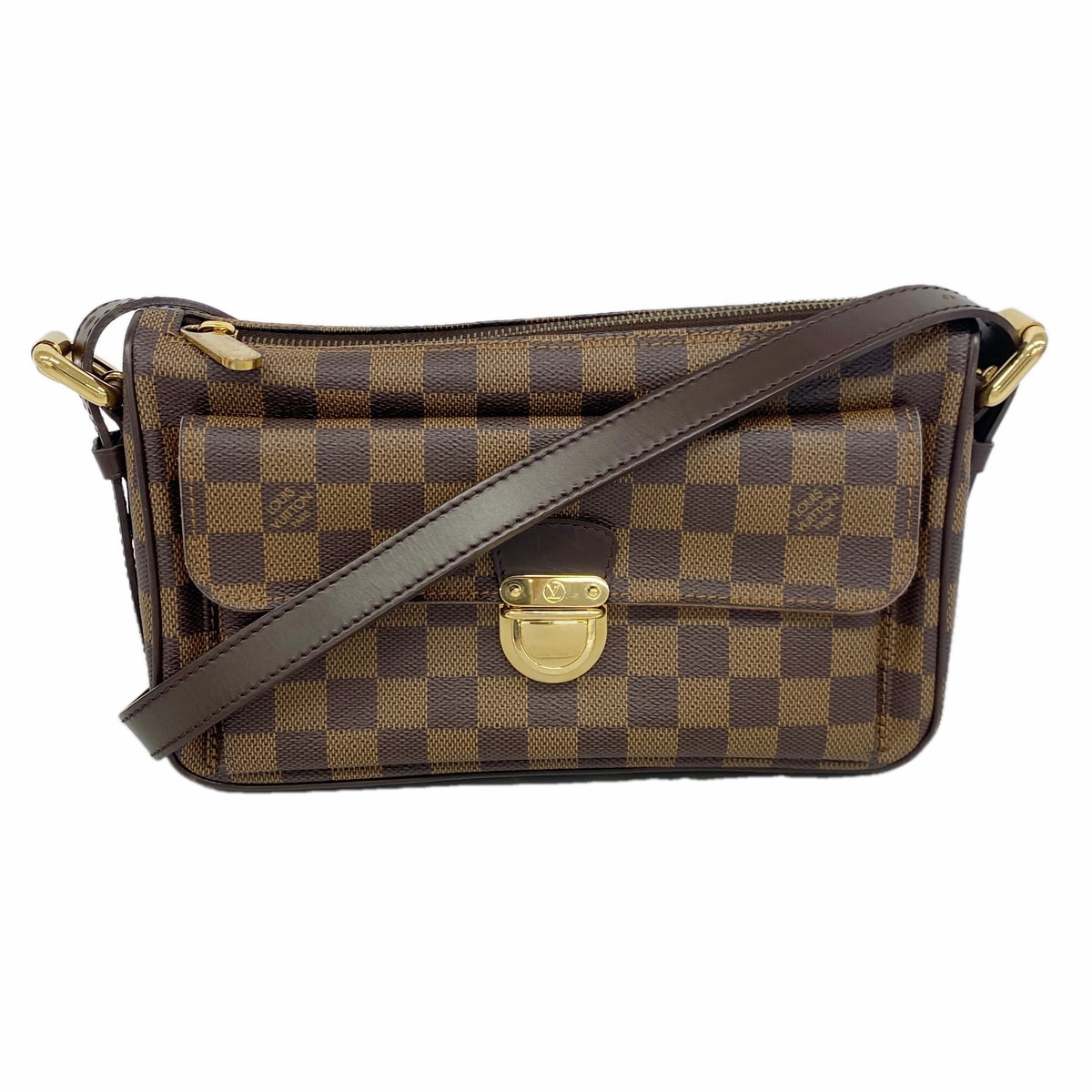 ★SALE【6ib1226】ルイヴィトン ショルダーバッグ ダミエ ラヴェッロGM N60006 エベヌ【中古】レディース