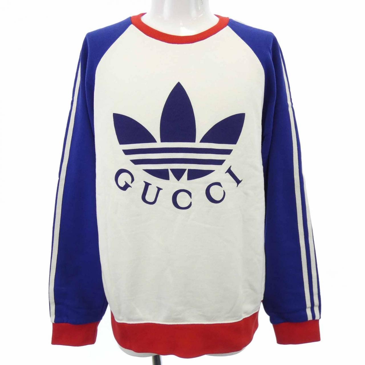 グッチ GUCCI コットンジャージースウェットシャツ 722951 XJE1K ADIDAS スウェット