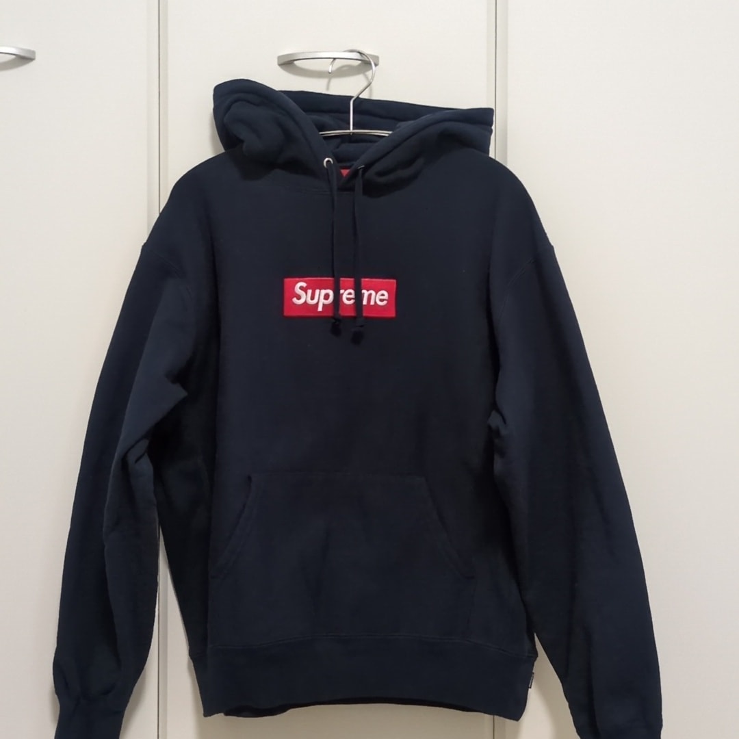 Supreme Box Logo Hooded Sweatshirt "Navy" (24FW)