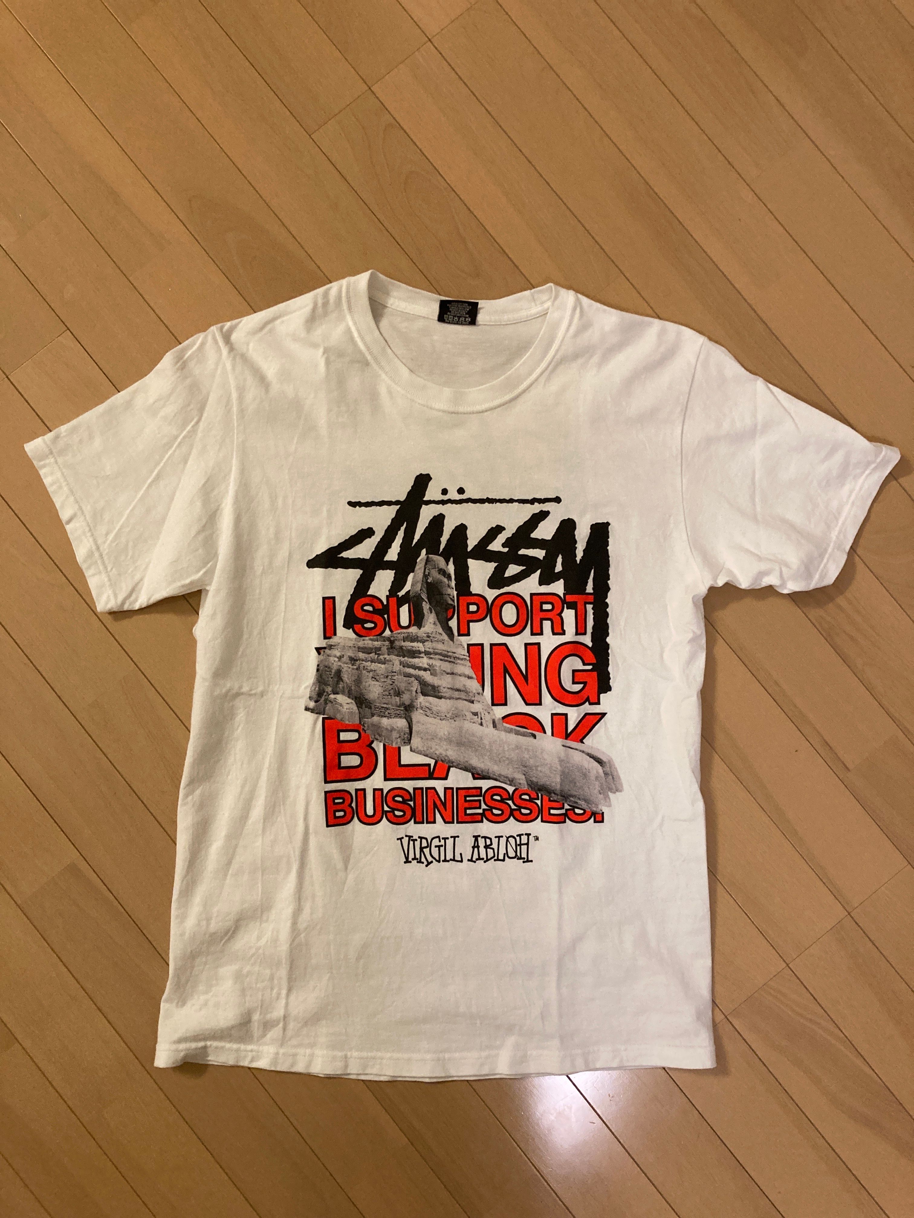 Stussy x Virgil Abloh World Tour Collection T-Shirt "White"