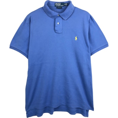 古着 ラルフローレン Ralph Lauren POLO by Ralph Lauren CUSTOM FIT 半袖 ポロシャツ メンズM相当/eaa657009