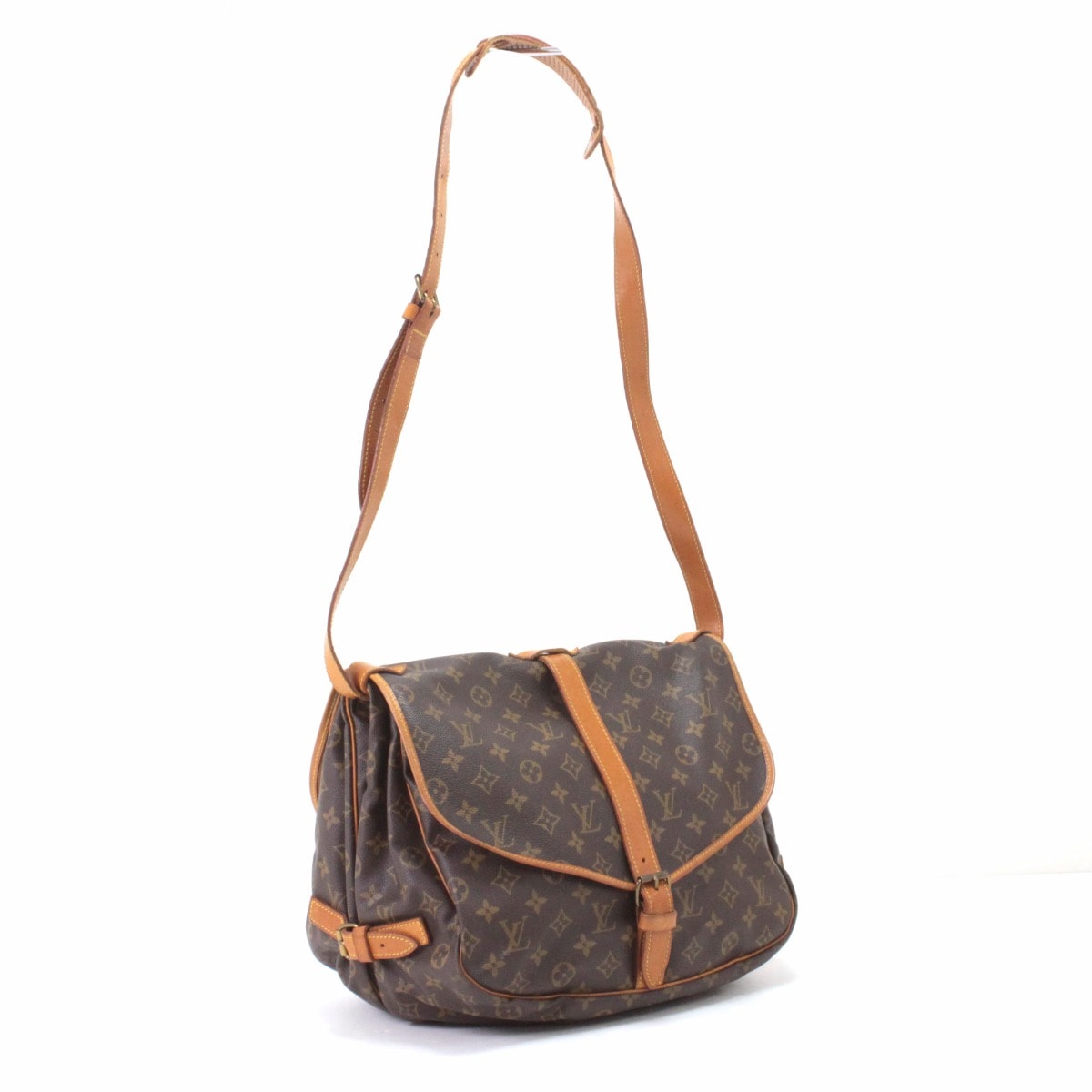 LOUIS VUITTON ルイヴィトン モノグラム ソミュール35 ショルダーバッグ M42254