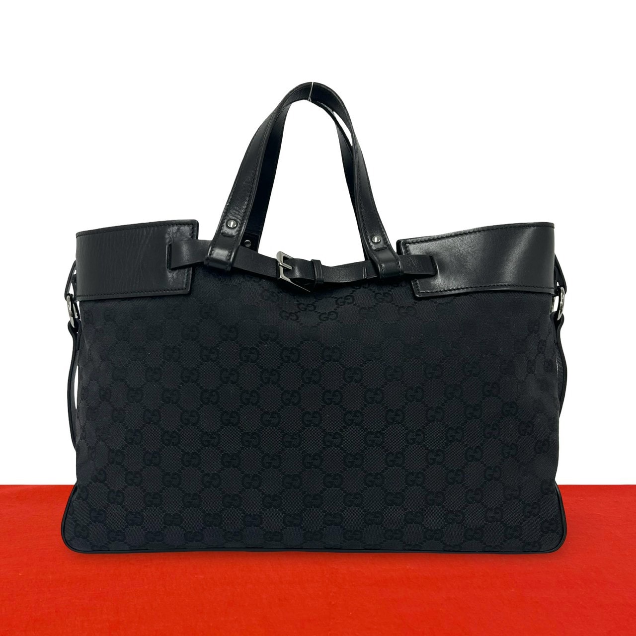 B (目立った傷や汚れなし)】GUCCI グッチ GG ロゴ 柄 キャンバス B (目立った傷や汚れなし)】GUCCI グッチ GG ロゴ 柄 キャンバス