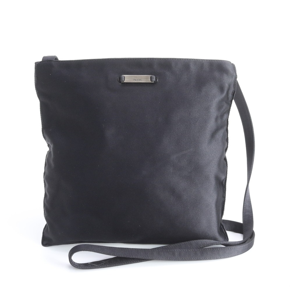 ■極美品 プラダ トライアングルロゴショルダーバッグ