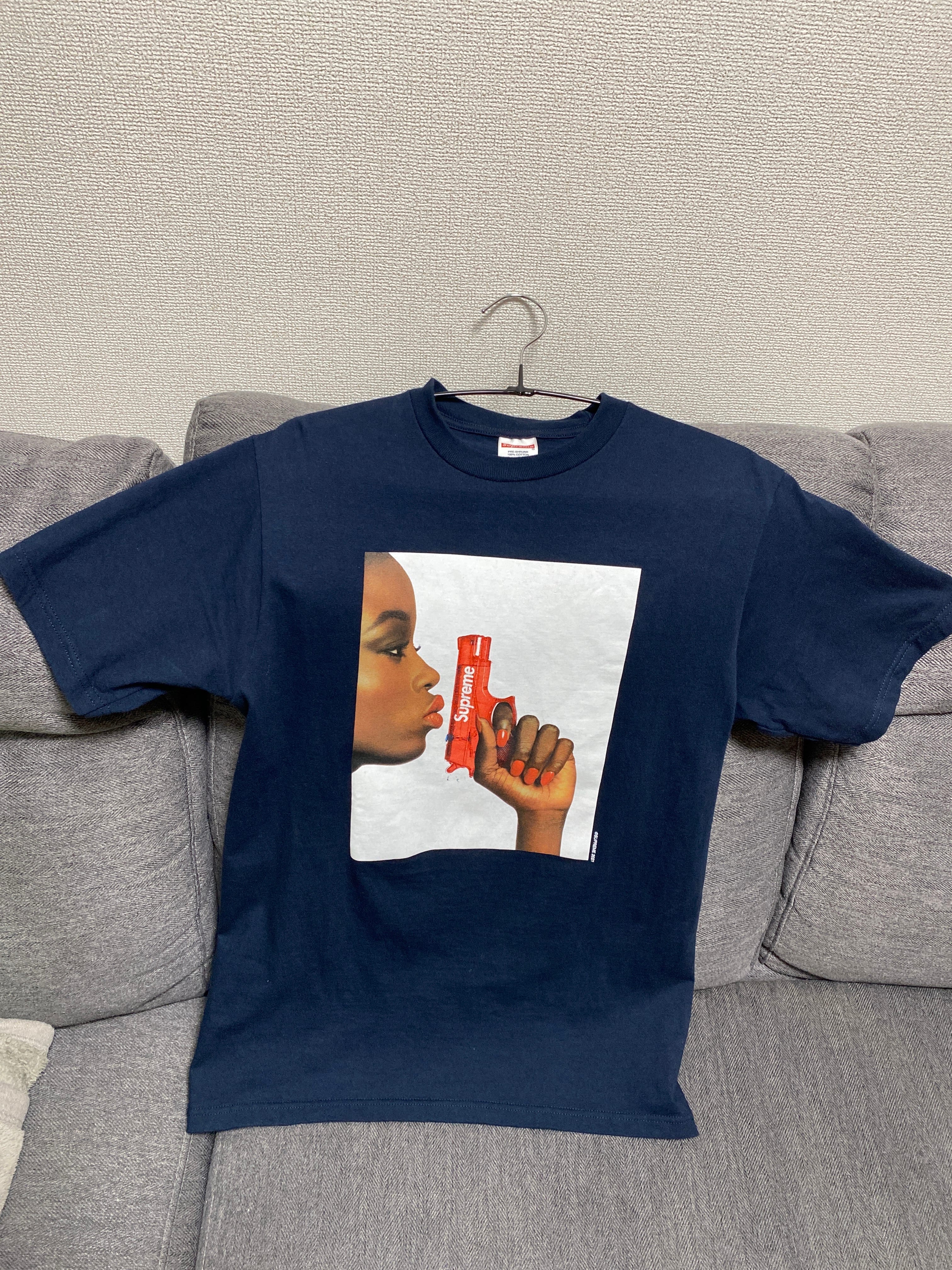 Supreme Water Pistol Tee "Navy"