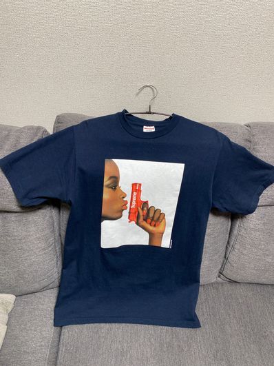 Supreme Water Pistol Tee "Navy"