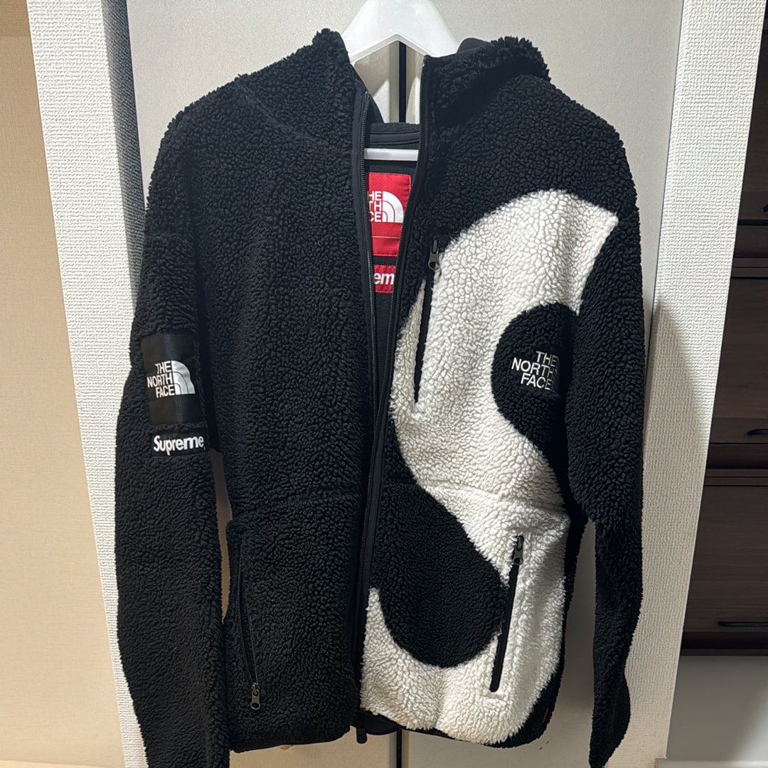 Supreme x The North Face S Logo Hooded Fleece Jacket "Black"