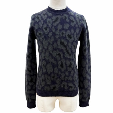 美品 ラフシモンズ ニット ネイビー メンズ XS