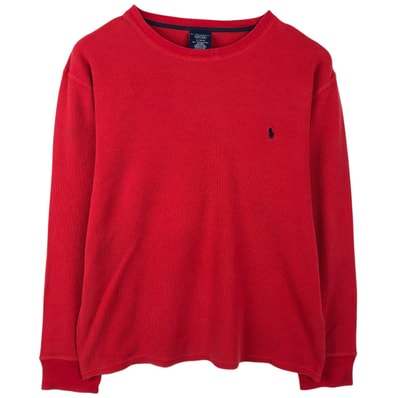 古着 ラルフローレン Ralph Lauren POLO RALPH LAUREN SLEEPWEAR サーマルロンT ワッフル メンズXL相当/eaa654980