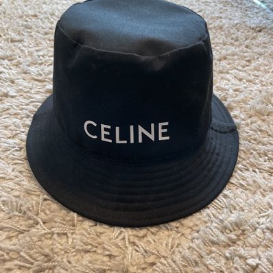 CELINE Bucket Hat In Gabardine Cotton "Ultra Black"