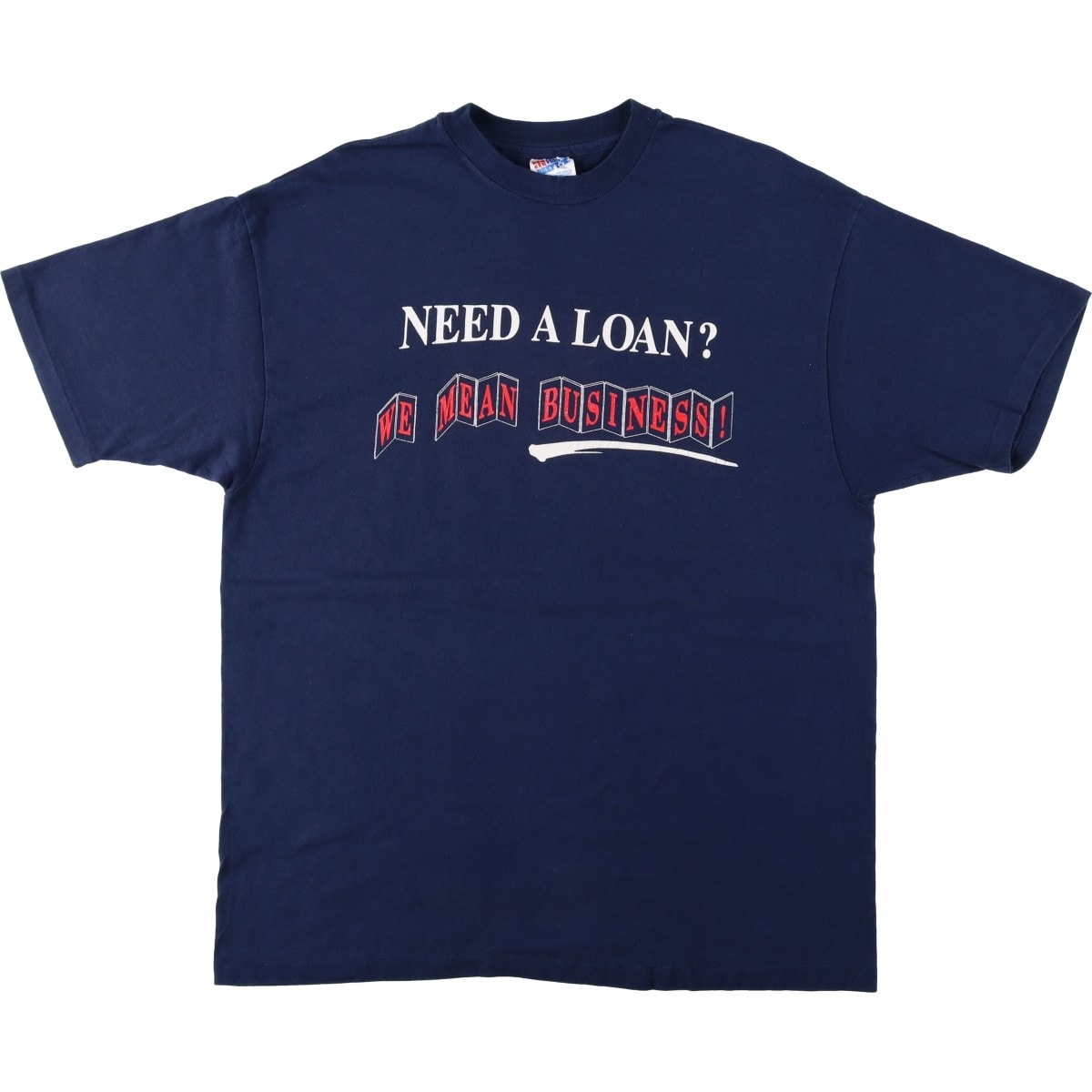 古着 ~90年代 ヘインズ Hanes BEEFY-T Bank of America アドバタイジングTシャツ USA製 メンズXL相当 ヴィンテージ/eaa656652