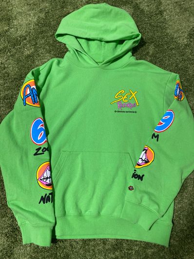 Chrome Hearts Matty Boy Sex Records Hoodie "Citrus"