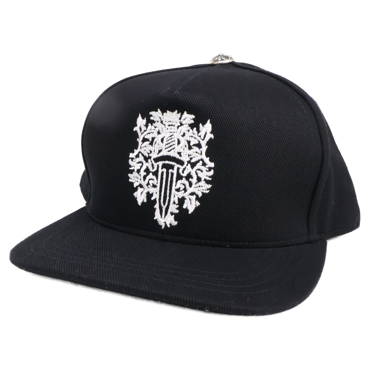 Chrome Hearts Baseball Denim Cap Dogger "Black/White"