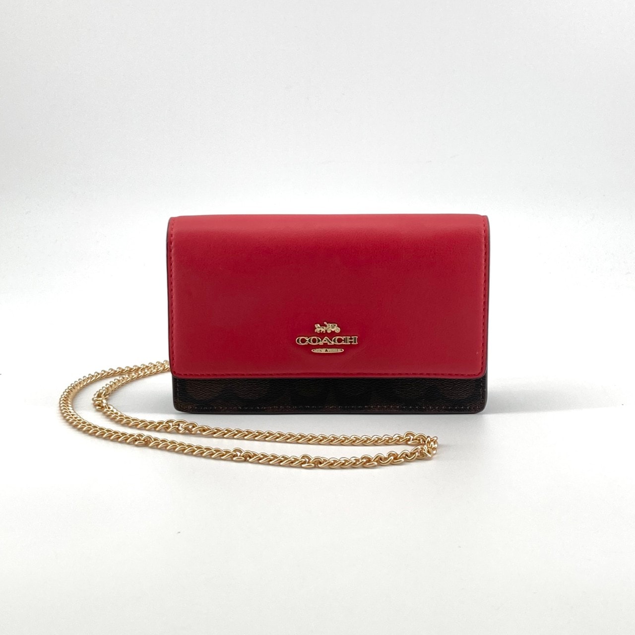COACH(コーチ) ヘイデン クロスボディ シグネチャー 2way F80245 ウエストバッグ レッド
