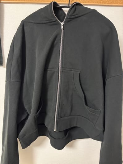 Entire Studios ETERNAL ZIP "WASHED BLACK"