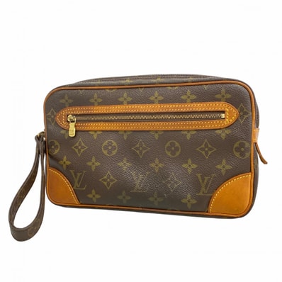 ★SALE【6ce6301】ルイヴィトン クラッチバッグ モノグラム マルリードラゴンヌGM M51825 ブラウン【中古】メンズ