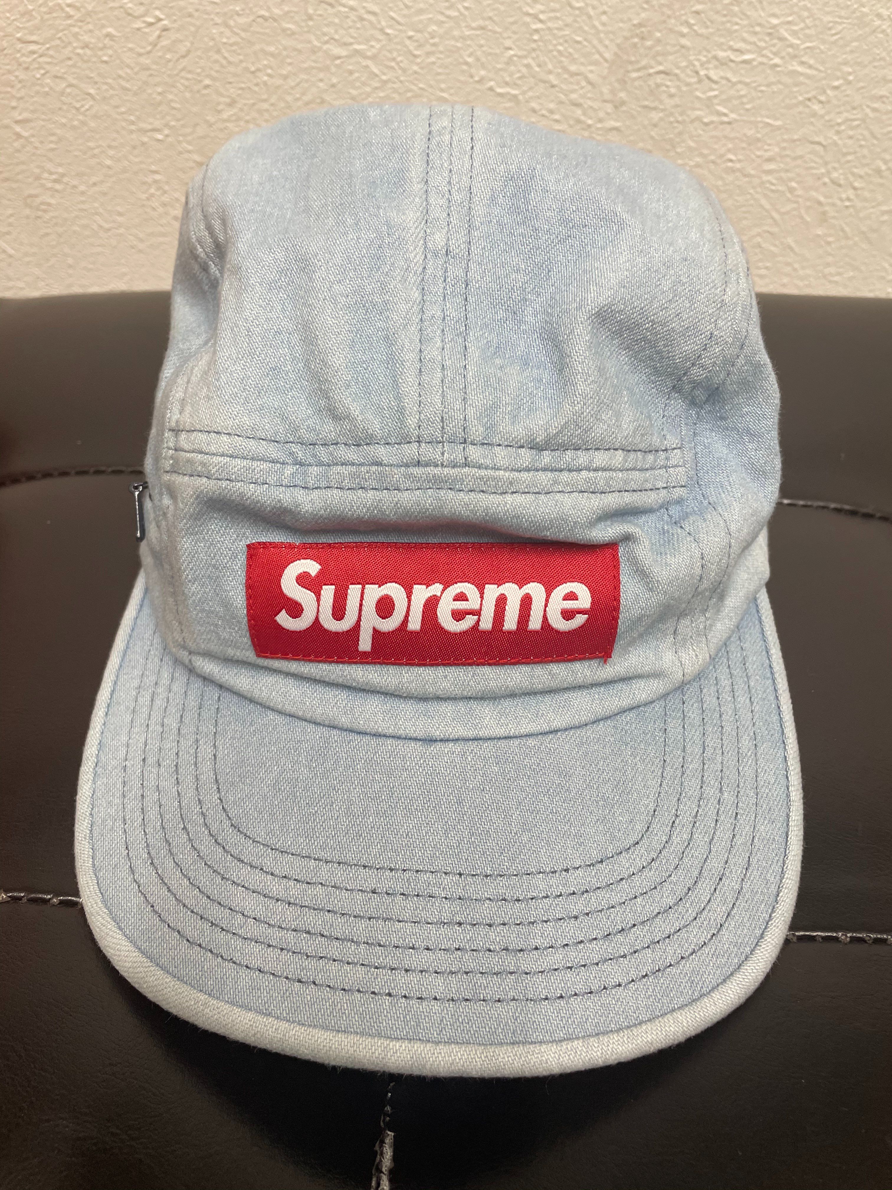 サイドジップ デニム キャンプキャップ