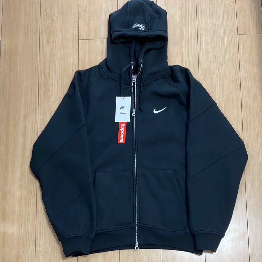 Supreme x Nike Zip Up Hooded Sweatshirt 