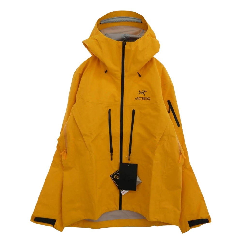 ARC'TERYX アークテリクス ジャケット X000007555 Alpha SV GORE-TEX Edziza ゴアテックス シェル ジャケット イエロー系 L【中古】