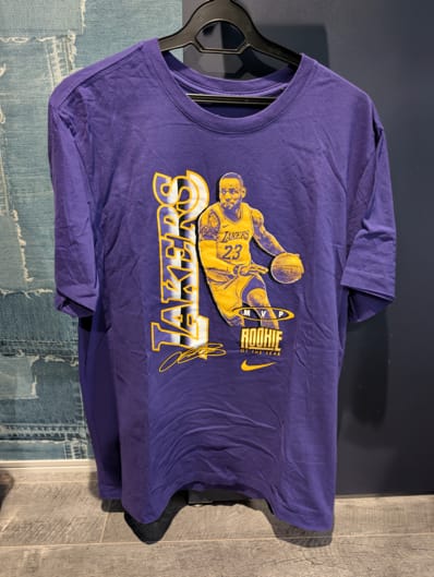 NBA/バスケ/ロサンゼルスレイカーズ/Los Angeles LAKERS/LA/レブロン/LeBron/半袖Tシャツ/XL/ドンチッチ/八村塁/コービー/シャック/マジックジョンソン/LA/SNOOP DOGG/スヌープドッグ/ローライダー/ウェッサイ