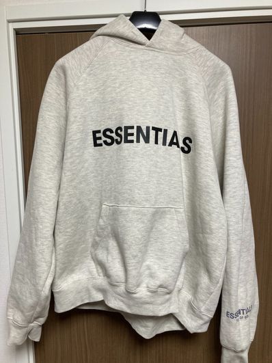 FEAR OF GOD ESSENTIALS 3D Silicon Applique Pullover Hoodie "Oatmeal"