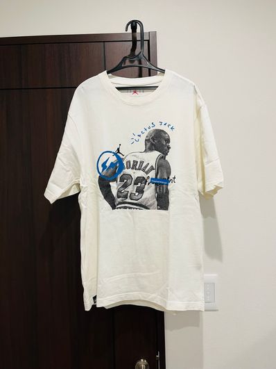 Air Jordan Travis Scott Fragment Tee "White"