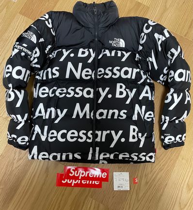 Supreme x The North Face By Any Means Nuptse Jacket "Black"