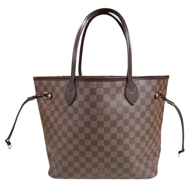 ルイヴィトン ネヴァーフルMM ダミエ トートバッグ ダミエキャンバス N51105 ブラウン レディース LOUIS VUITTON 中古