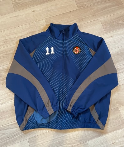 Supreme S Logo Track Jacket "Navy"
