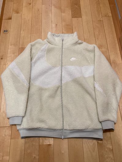Nike Big Swoosh Boa Jacket "Light Bone/Sail"