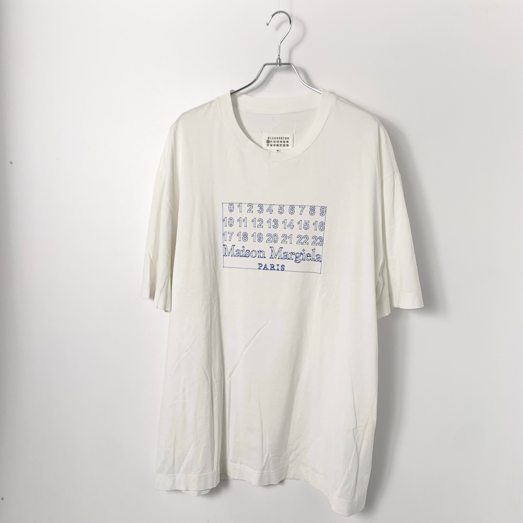 Maison Margiela Calender Logo Oversized T-Shirt "White"