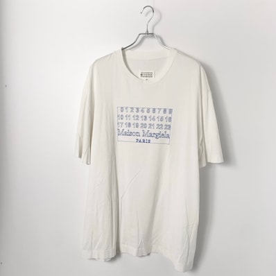 Maison Margiela Calender Logo Oversized T-Shirt "White"
