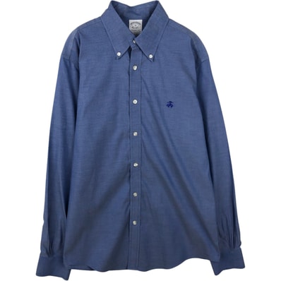 古着 ブルックスブラザーズ Brooks Brothers Est.1818 長袖 ボタンダウンシャツ メンズM相当/eaa642806