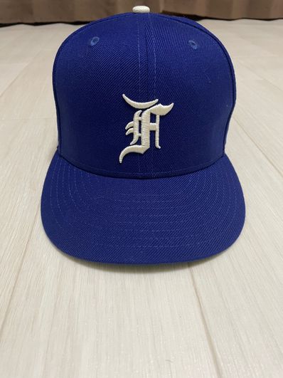 NEW ERA FEAR OF GOD ESSENTIALS 59FIFTY F LOGO WORLD SERIES Under Visor "Royal"