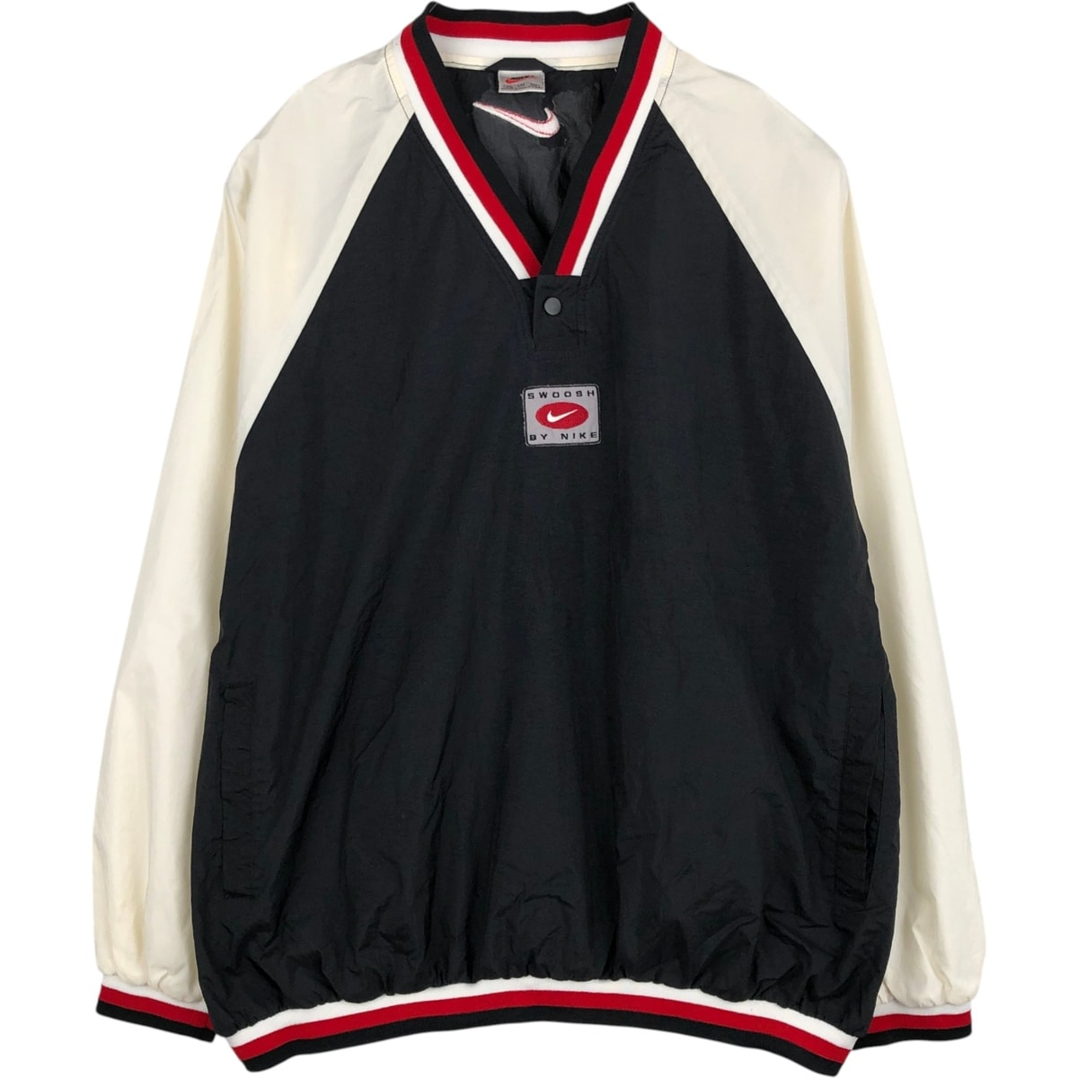 古着 90年代 ナイキ NIKE Vネック ナイロンプルオーバー メンズXXL相当 Vネック/eaa630949