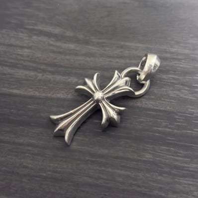 Chrome Hearts CH Cross Pendant Small / Plain Bail "Silver"