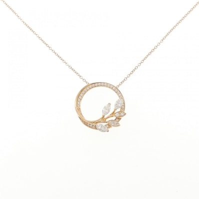 ティファニー ヴァインサークル スモール ネックレス 0.39CT
