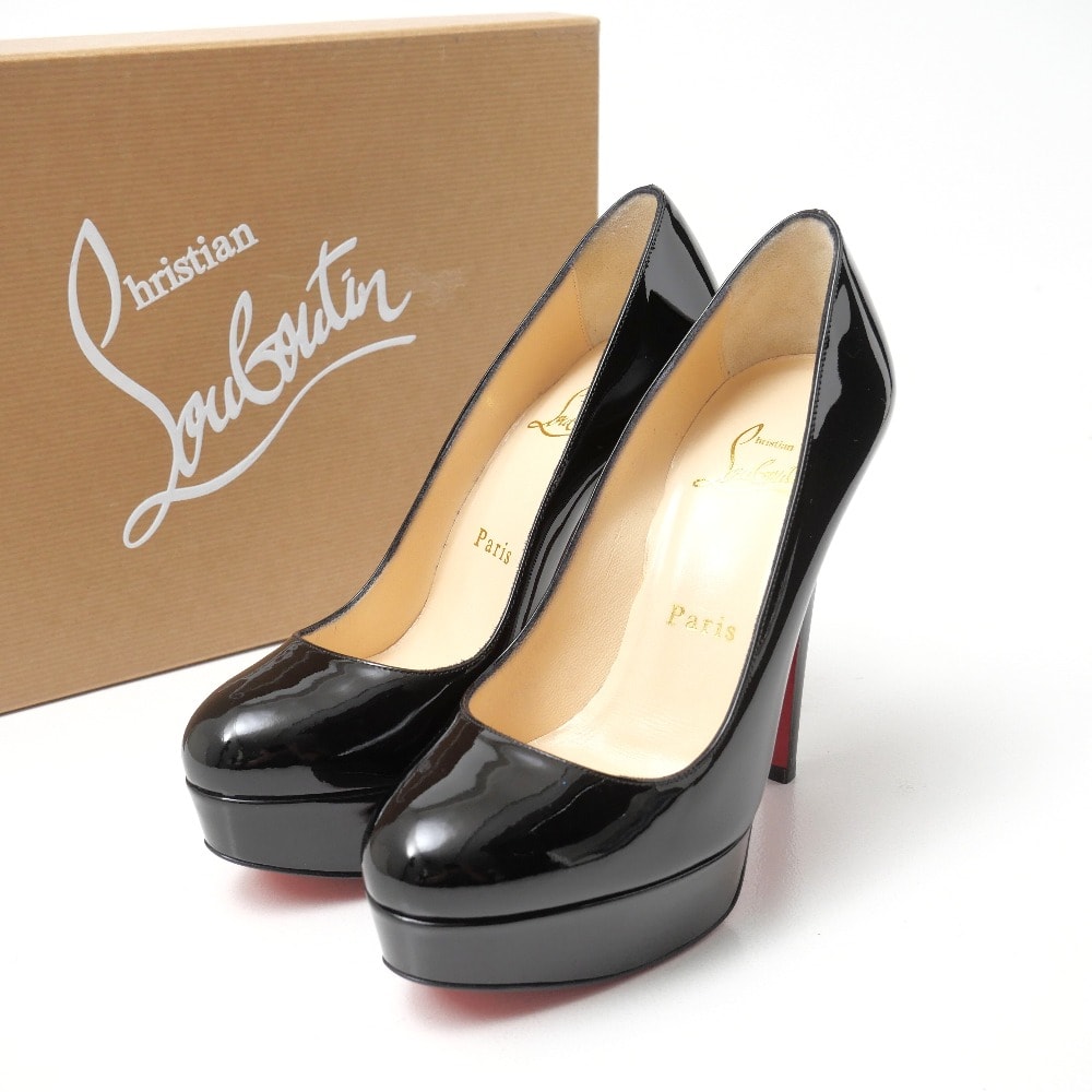 Christian Louboutin クリスチャンルブタン BIANCA パンプス サイズ35 エナメル 厚底 プラットフォーム ハイヒール ブランド古着【中古】20260824/RB0282
