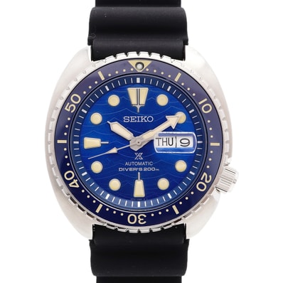 ★最終価格【6wdc0249】セイコー プロスペックス 海外モデル SRPE07K1/4R36-06Z0 青文字盤【中古】腕時計 メンズ